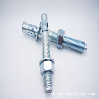 Factory supply M10x100 MS Wedge anchor Through Concrete bolts