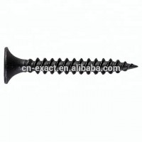 Galvanized carbon steel black 3.5*25 mm chinese cheap price drywall screw