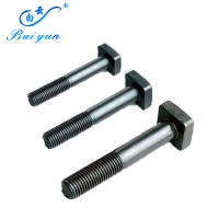 High tensible Square head machine bolt Machine Bolts grade 8.8 Hot dipped Galvanized Bolts