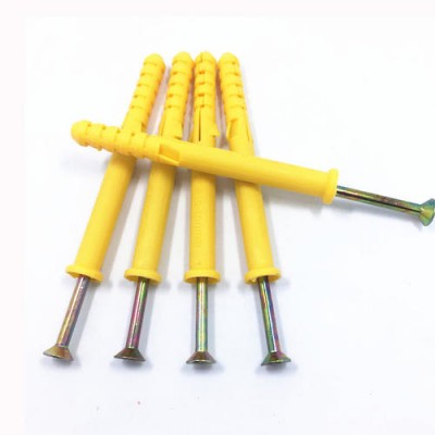 Factory price Nylon Expansion Nails/ Plastic Wall Anchor  Screws 6mm