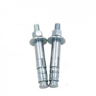 Galvanized Mechanical Anchor Expansion Bolt with Hex nut and Spring Washer